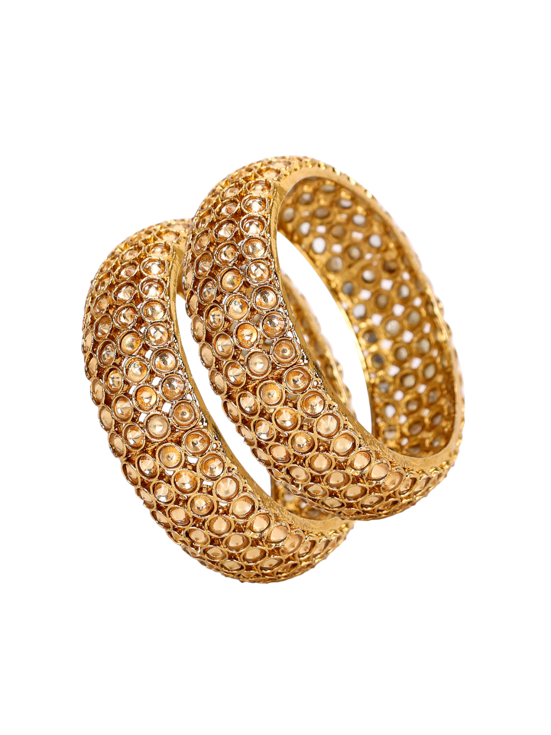 YouBella Jewellery Stylish Gold Plated Bangles for Girls and Women